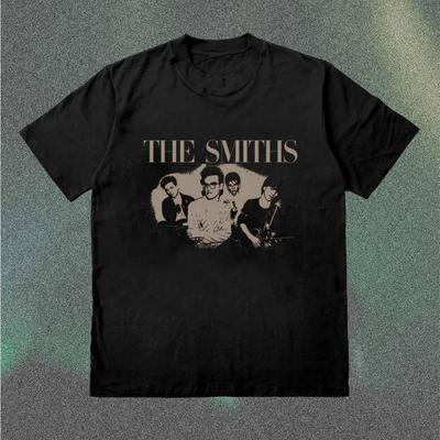 Футболка с графическим принтом группы The Smiths, рубашка в инди-готическом стиле 90-х