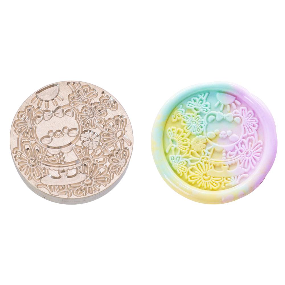 Печать серии животных с медной головкой, 3D-рельефные штампы, печатающая головка для подарочного скрапбукинга