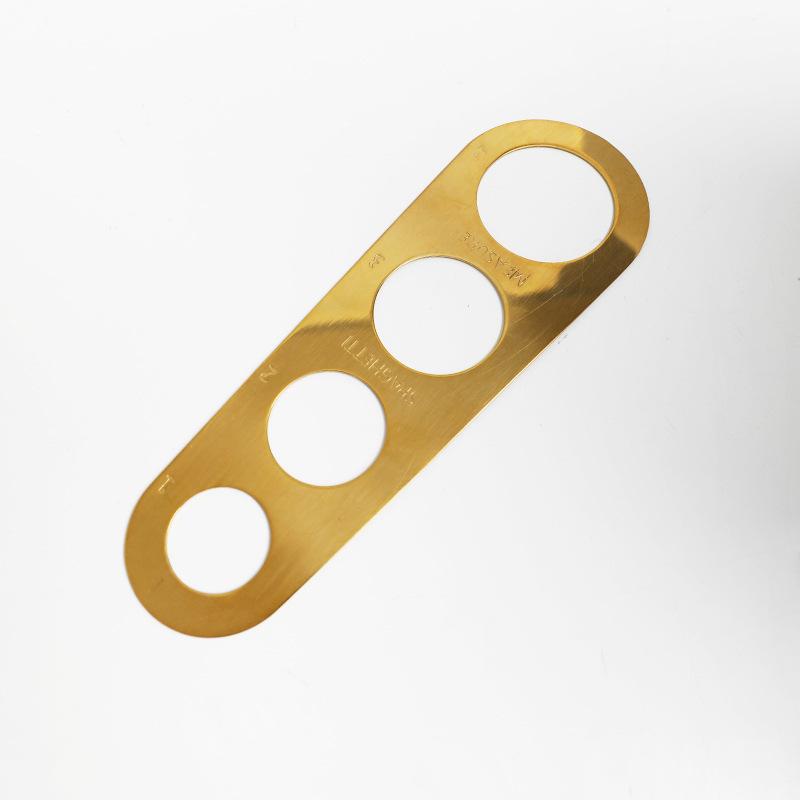 Измерительный инструмент для спагетти из нержавеющей стали — 4-порционный прибор для идеальной порции пасты, прочный и простой в очистке кухонный аксессуар