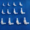 10Pcs M6-G1/2 To 2.4-11.1mm Pagoda Elbow Connector  for Aquarium Fish Tank Fittings