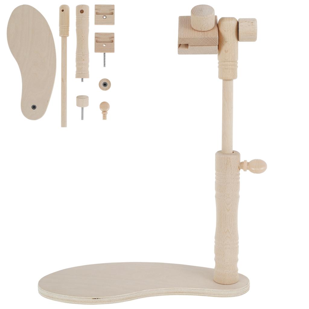 Буковый вышивальный станок-пяльцы, регулируемая подставка для пялец для вышивания крестом, настольная подставка, инструменты для шитья, рукоделия