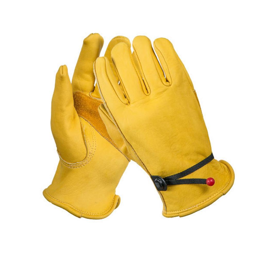 Кожаные рабочие перчатки премиум-класса Wells Lamont, спортивные кожаные рабочие перчатки на открытом воздухе, модные рабочие безопасные перчатки из воловьей кожи