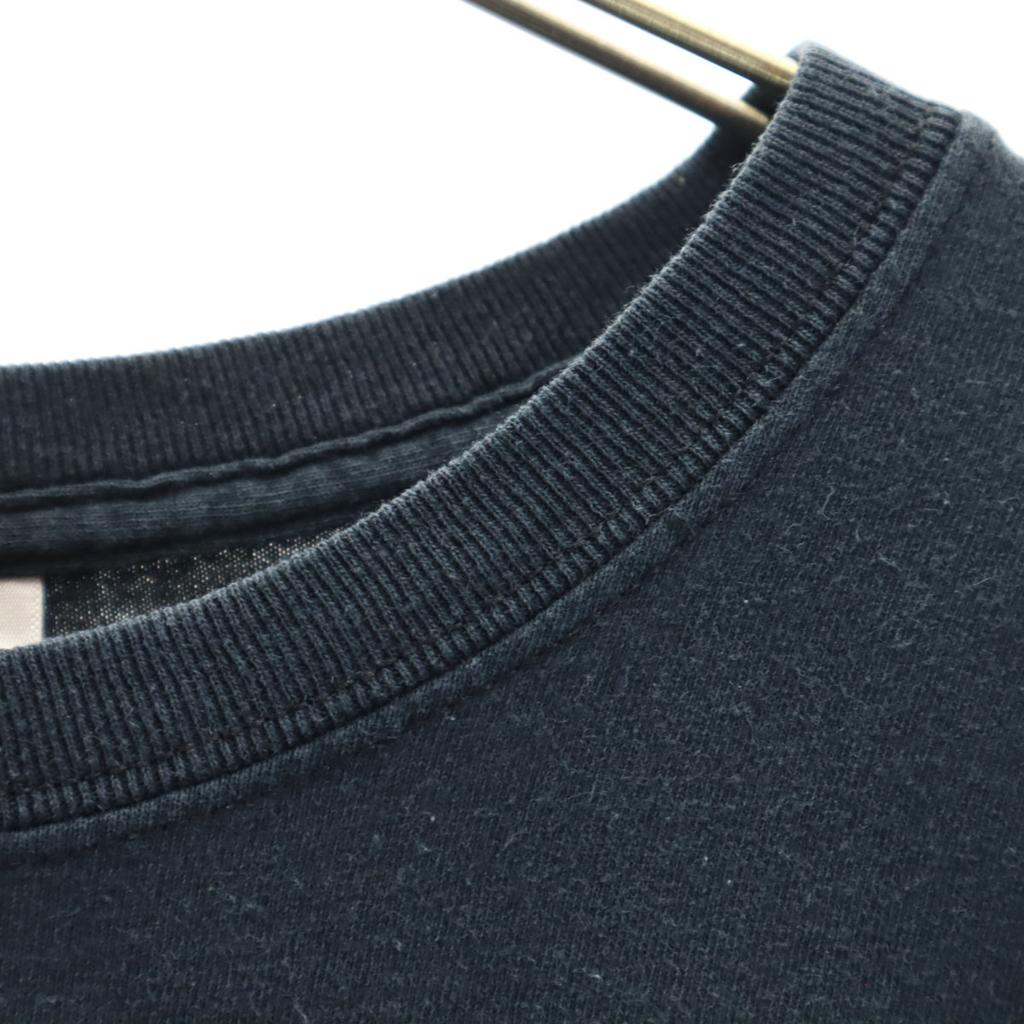 Gildan Детская футболка Bottom Band Футболка с коротким рукавом L черный Мужская Б/у