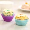 10 шт., чашки для выпечки, многоразовые силиконовые чашки для кексов, антипригарные, легко чистящиеся, термостойкие формы для тортов для вечеринок, праздников