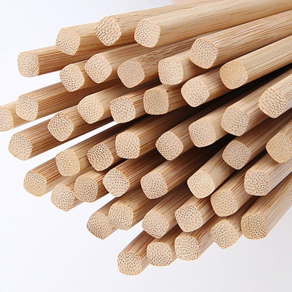 1pair 24/27/30/32cm Bamboo Chopsticks No Wax Anti-slip Chopsticks Hotpot Chopsticks Household