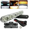 Headlights Daytime Running Lights White 9 LED 12V 36W IP68 Universal For Car Truck Tractor