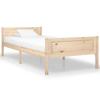 VidaXL Bed Frames Solid Pine Wood 90x200 Cm