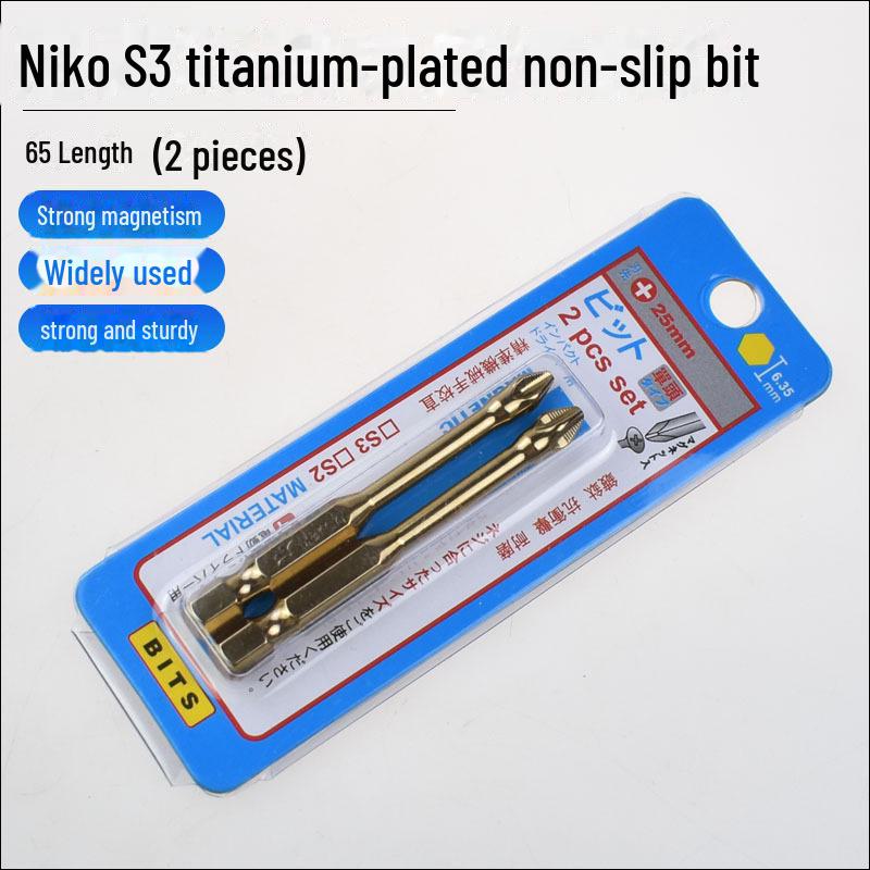 Противоскользящая ударная отвертка с прочной магнитной крестообразной головкой и зубчатой пневматической отверткой Ручная дрель