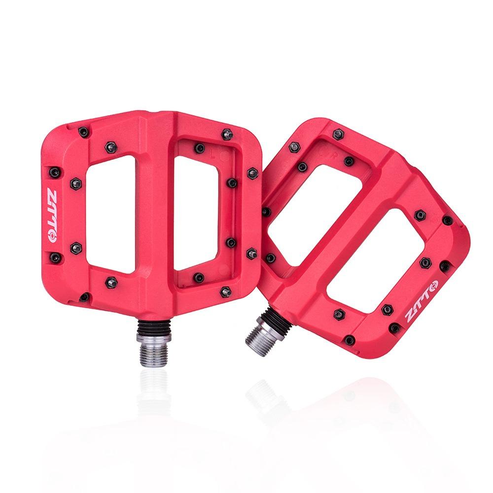 1 Pair Sealed Bearings Bicycle Platform Pedals Non Slip Bike Flat Pedals  Mountain Biking