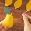Хурма DIY Материал Пакет Брелок Груша Кожа Брелок Модный Фруктовый Подвес для Сумки Женщины