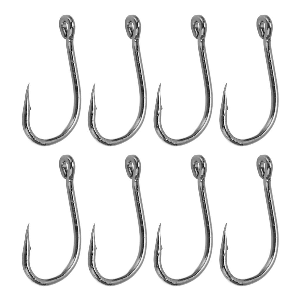 50Pcs Fishing Hook for Iseama High Carbon Steel Fish Hook Barbed Type for Outdoor ActivityType 6#