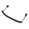High Definition Multimedia Interface Extension Cable A Male to A Male Right Turn Spring Wire 1m
