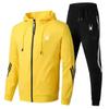 Men's Casual Running Sportswear Set, Zipper Jacket and Pants Two-piece, Fitness Jogging Wear, Spring and Autumn, 2024 New