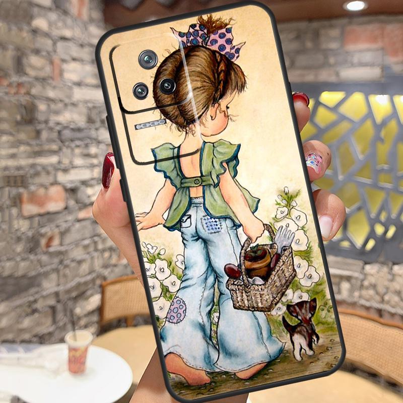 Sarah Kay Case For Xiaomi 11T 12T 13 Pro 12X 11 12 Lite Cover For POCO F5 X5 X4 X3 Pro F4 GT F3 M5 C40