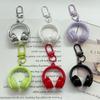 1 шт. Цепочка для мобильного телефона, Шарм для наушников, Подвеска для рюкзака, Милый красочный 3D кулон в виде наушников, Брелок, Подарки