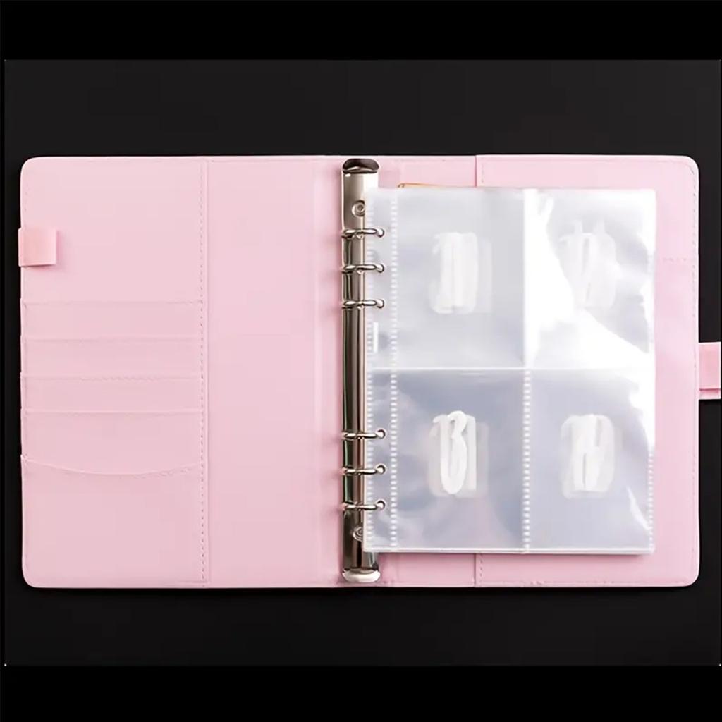 100-дневный челлендж по экономии денег Папка-регистратор | Конверт сбережений Журнал для целей экономии денег