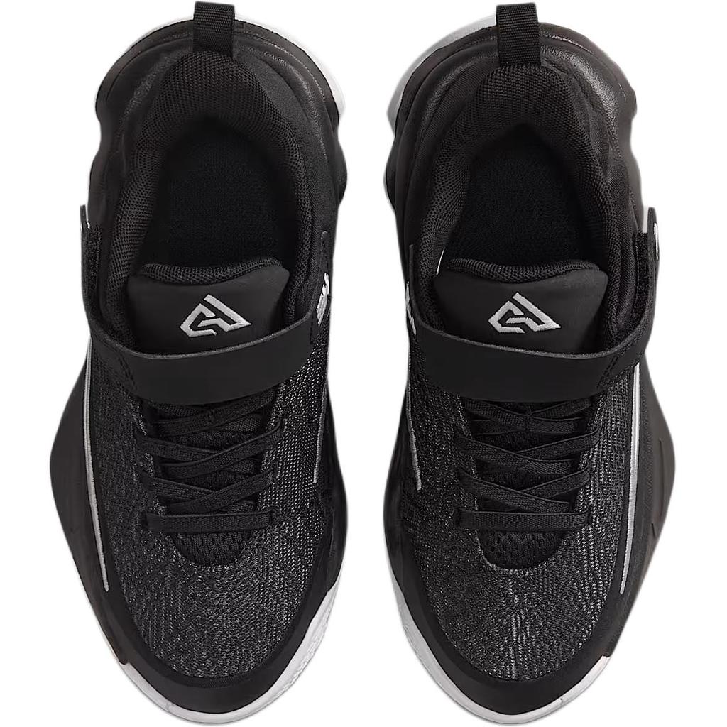 Nike Детские баскетбольные кроссовки Giannis Immortality 4 Low top Черно-серые для детей 3-7 лет IH7665-004