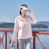 UPF + Sunscreen Clothing Women's Summer New Ice Silk Large Size Fashion Hooded Sunscreen Clothing Cycling Jacket Thin