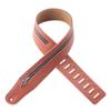 Guitar Strap Zipper Leather Straps Acoustic Guitar Accessories for Bass Electric Guitars Adjustable