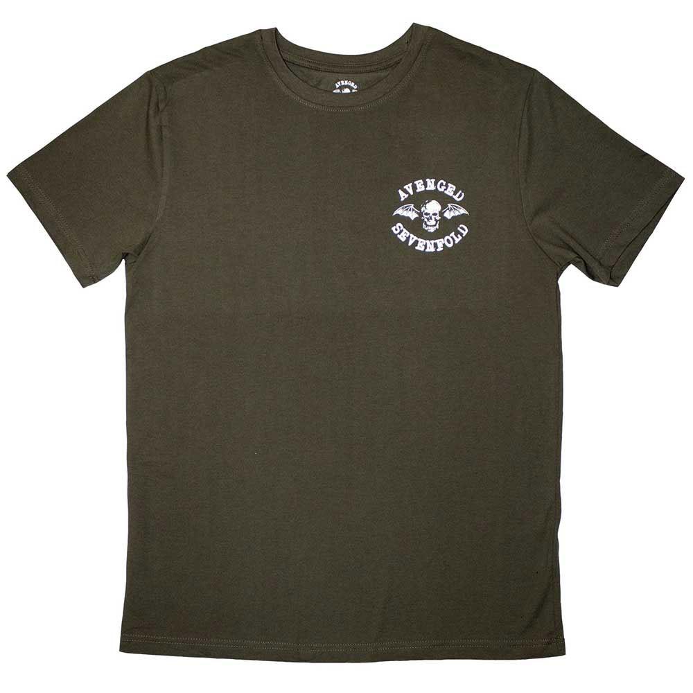 Men's Avenged Sevenfold Mini Classic Deathbat T-shirt XX-Large Green