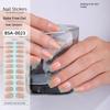 Bake-free Gel Manicure Stickers French Onion Powder Semi-cured Nail Stickers