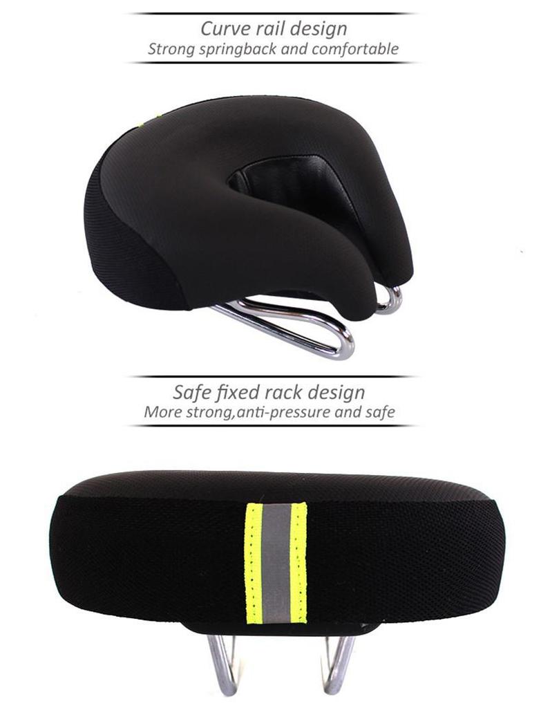 New Armless Super Soft Bike Saddle for Mountain Bikes - Thickened, Nose-less Design, Magic Comfort Seat Cushion