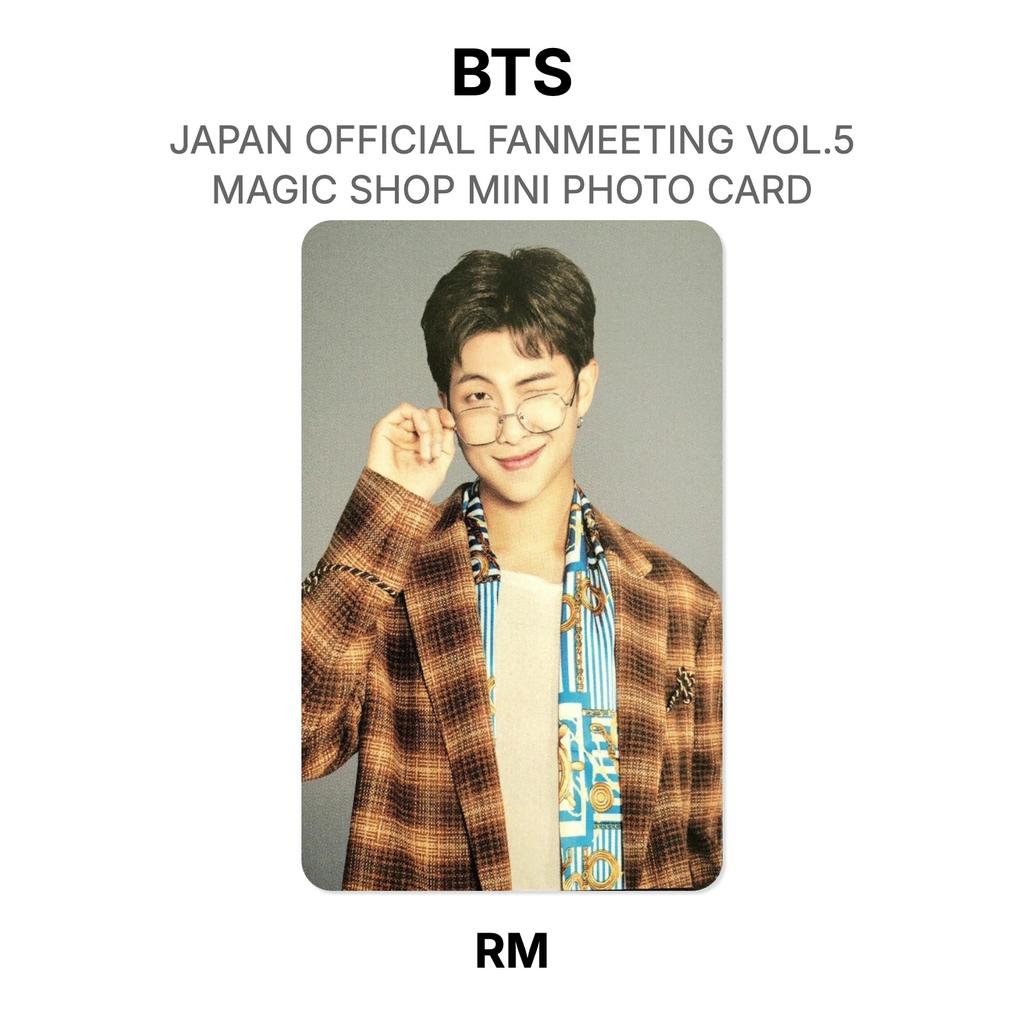BTS ОФИЦИАЛЬНАЯ ФАН-ВСТРЕЧА В ЯПОНИИ VOL.5 MAGIC SHOP МИНИ-ФОТОКАРТОЧКА Официальная фотокарточка