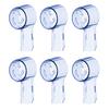 6Pcs Toothbrush Head Dustproof Covers Ventilation Hole Design Food-Grade BPA Free Reusable
