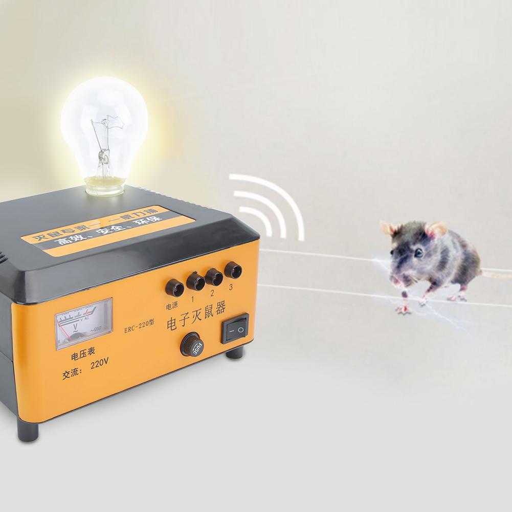 Электронный высоковольтный убийца мышей и крыс Отпугиватель грызунов Ловушка-заппер Борьба с вредителями CN