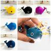 Sounds Light Sea Whale Keychain with Sound Animal LED Keychain LED Whale Keyring  Bag Pendant