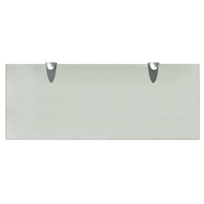 VidaXL Wall Shelves 2 Pcs Glass 50 X 20 Cm 8 Mm