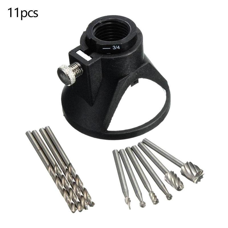 Lots Rotary Multi Tool Cutting Guide Hss Router Drill Bits Attachment Small Electric Grinding Sandpaper Combination Accessories