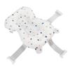 Baby Bath Seat Cushion Floating Safe Foldable Adjustable Infant Bath Supporter for Newborn White