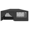 Professional Party Tent with Side Walls 4*6 m Anthracite 90 g m²