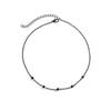 Ingemark Exquisite Elegant Black Crystal Chokers Necklace Women Minimalism Charm Clavicle Thin Chain 2026 New Year Jewelry Gifts