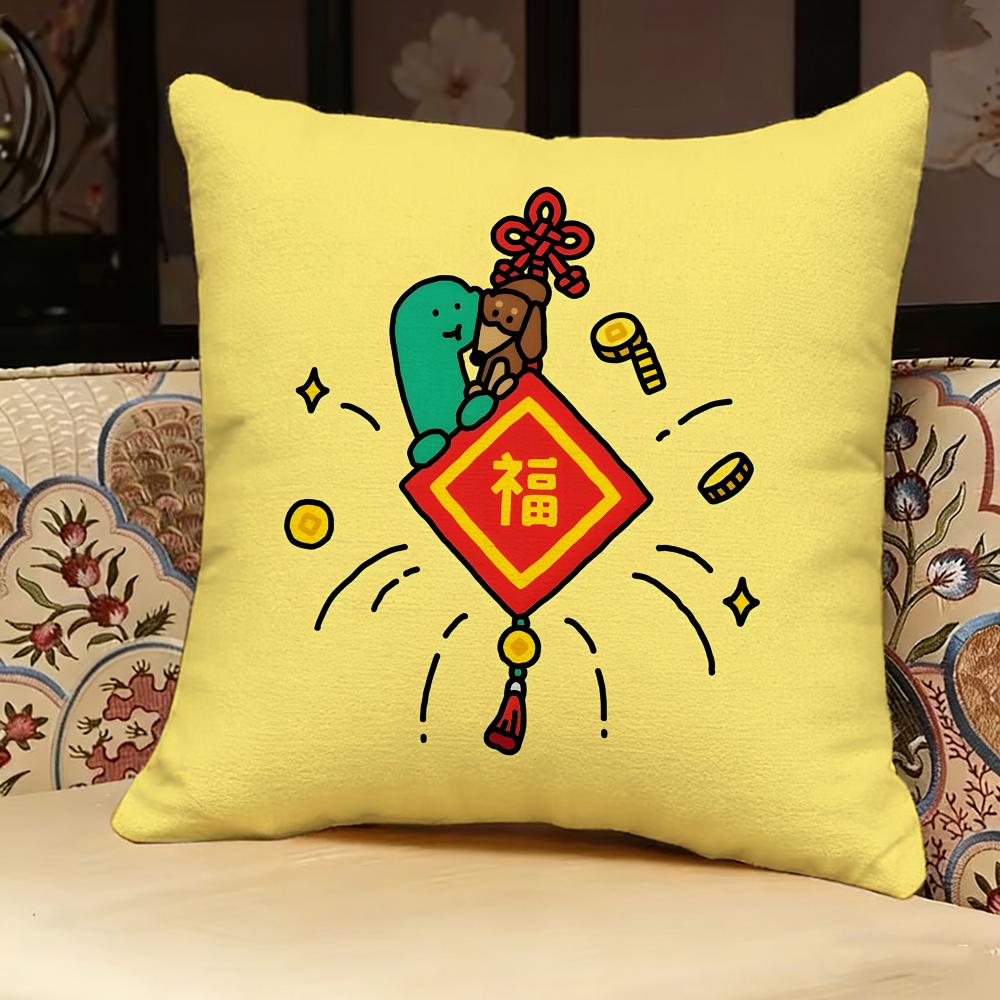 Jjoguman Art Pillow Case Pillowcase Doublesided Printed Sofa Cushion Bedroom Headboard Pillow