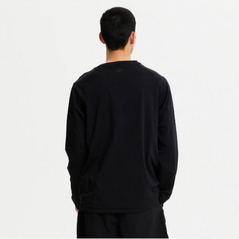 New Balance Футболка с длинным рукавом Kqj Nbnde22613 19 Common Basic Long Sleeve Rash Guard Stand