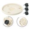 Flowerpot Base Roller Plate Sturdy Support with Degree Rotating Wheels