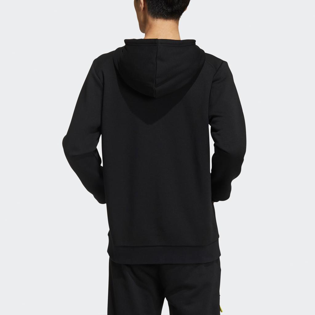 adidas Мужские толстовки Neo Черные с капюшоном Умеренные Обычные GK8771
