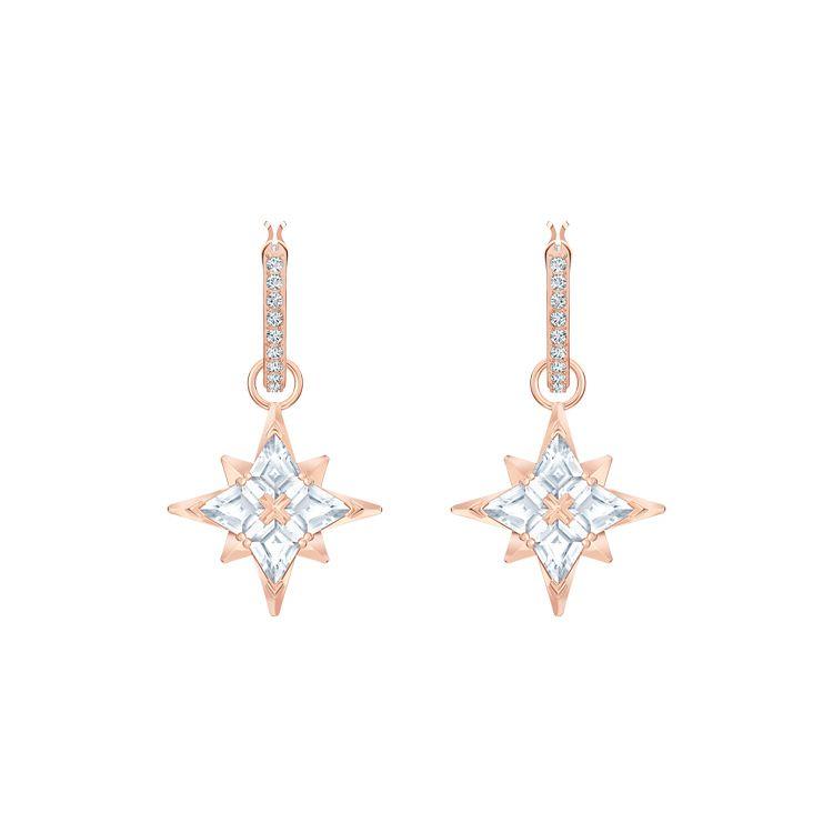 Swarovski Symbolica Star Shaped Earrings Women earrings Rose-Gold 5494337