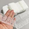 4CM Border Lace Price 30 Meters=10 Pieces Eyelash Lace Trim Chantilly French Lace Off White, Black In Stock Free Ship