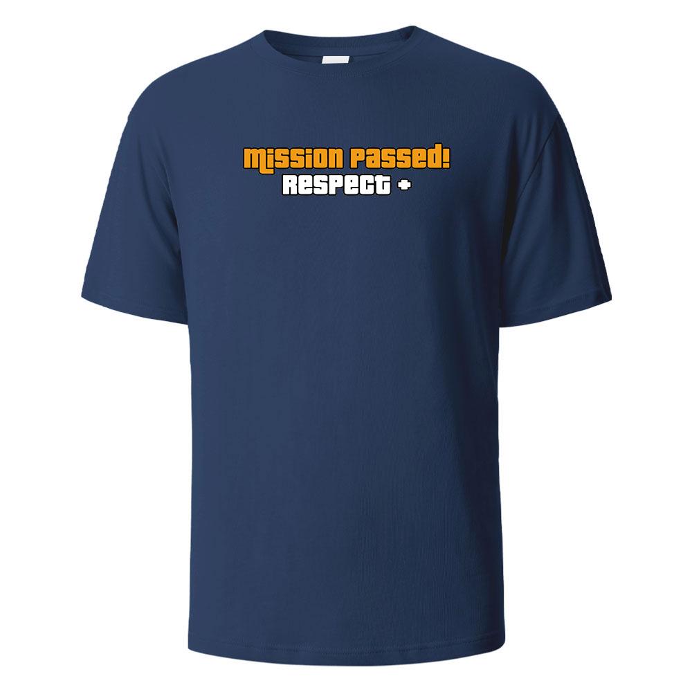 Mission Passed Print t shirts 100 Cotton Summer Tees For Men Women Oversize Casual Tops t shirts