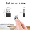 USB C Adapter Aluminum Alloy Shell USB 2.0 Male to USB 3.1 Type C Female Type-C Adapter for Laptop Samsung Xiaomi 10 Earphone