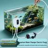 Rechargeable Aquarium Gravel Cleaner & Water Changer with Large Capacity Filter