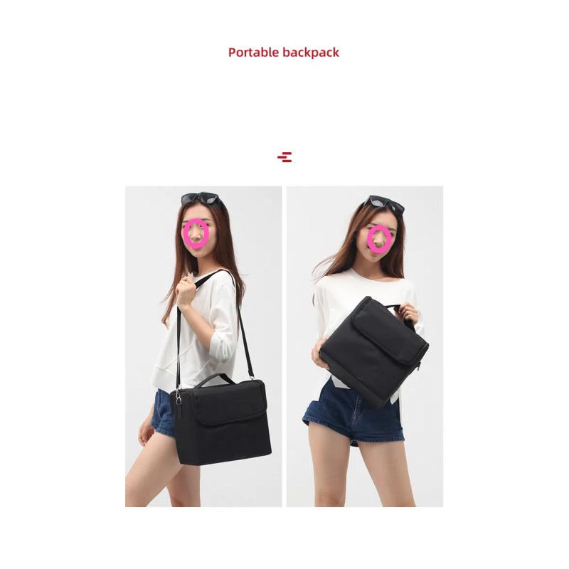 Большая вместительная многослойная профессиональная косметичка, переносная сумка для инструментов для нейл-арта, тату, макияжа, сумка для хранения косметики