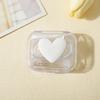 Solid Color Girls Contact Lenses Box Lens Case Women Portable Cute Glasses Case Holder Eyes Care Tools Kit Set Container