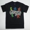 Grateful Dead Танцующие Медведи Черная Графическая Футболка Новая Классический Рок Унисекс Футболка