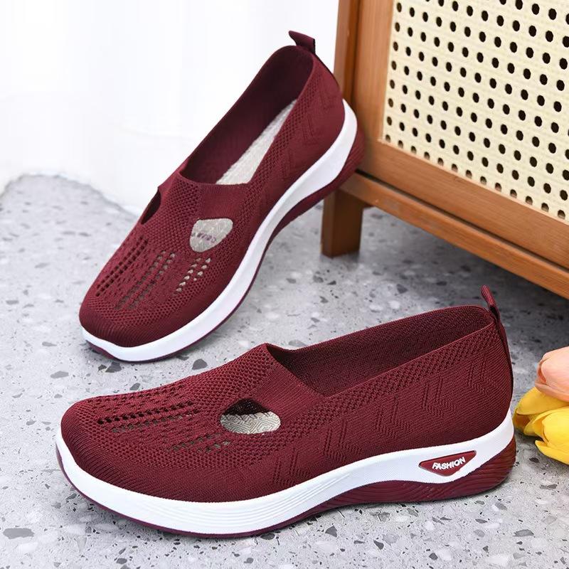 Women's Summer New Casual Shoes, Soft Soled Breathable Fashionable Mom's Shoes Sports Shoes for Women