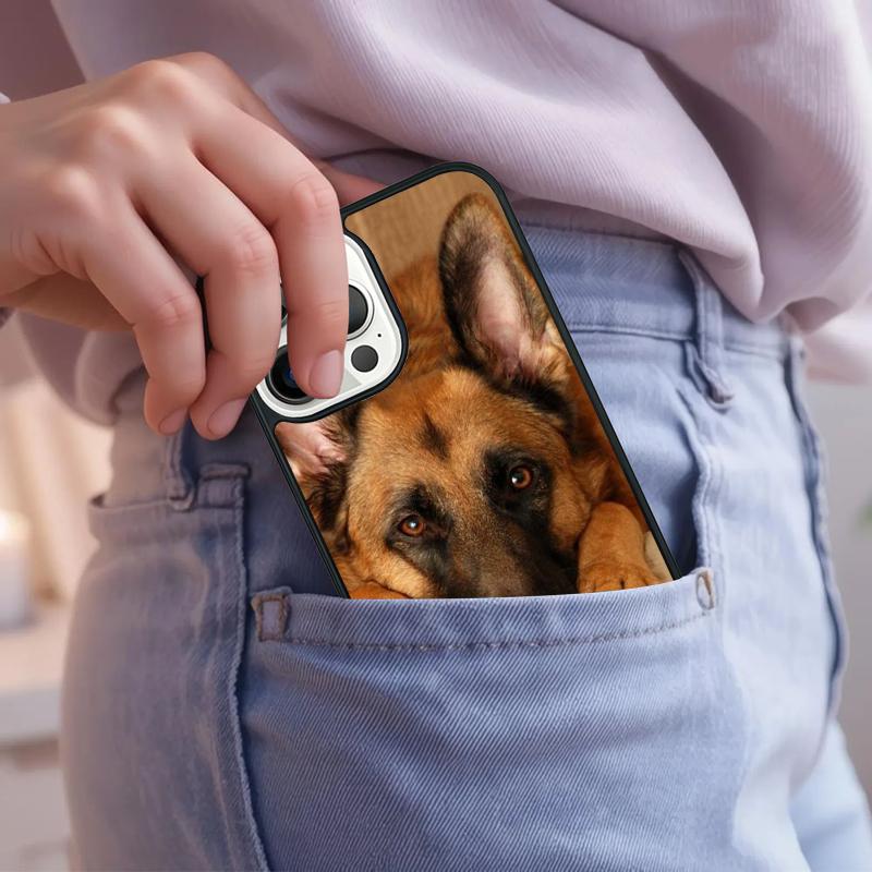 German Shepherd Dog Phone Case For IPhone 18 17 Air 15 16e 14 13 Pro Max Coque 12 11 Pro Max PLUS cover