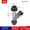 UPVC Transparent Y-Type Double Union Corrosion-Resistant Pipe Filter